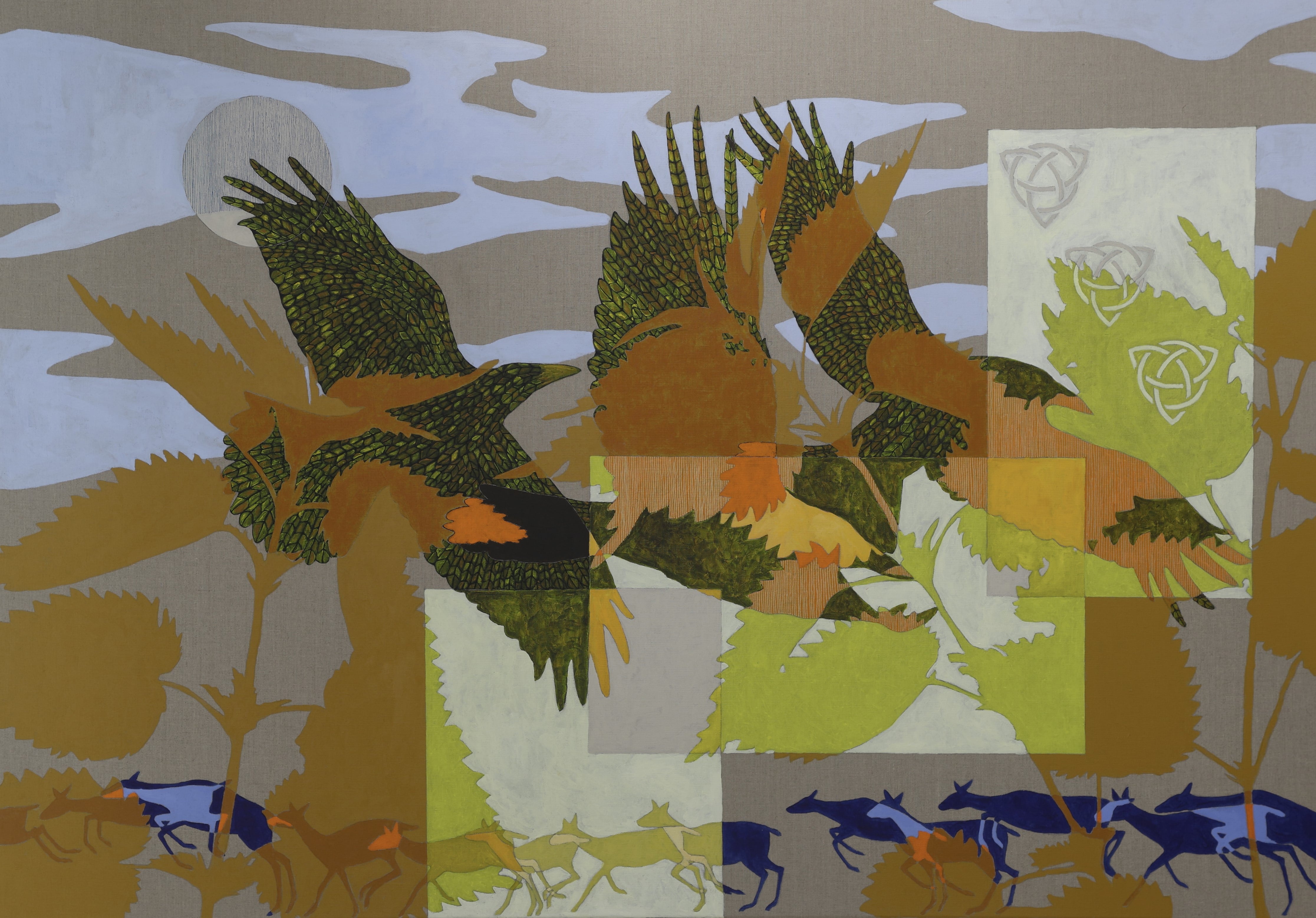Åbne landskaber 2022, 140 x 200 cm