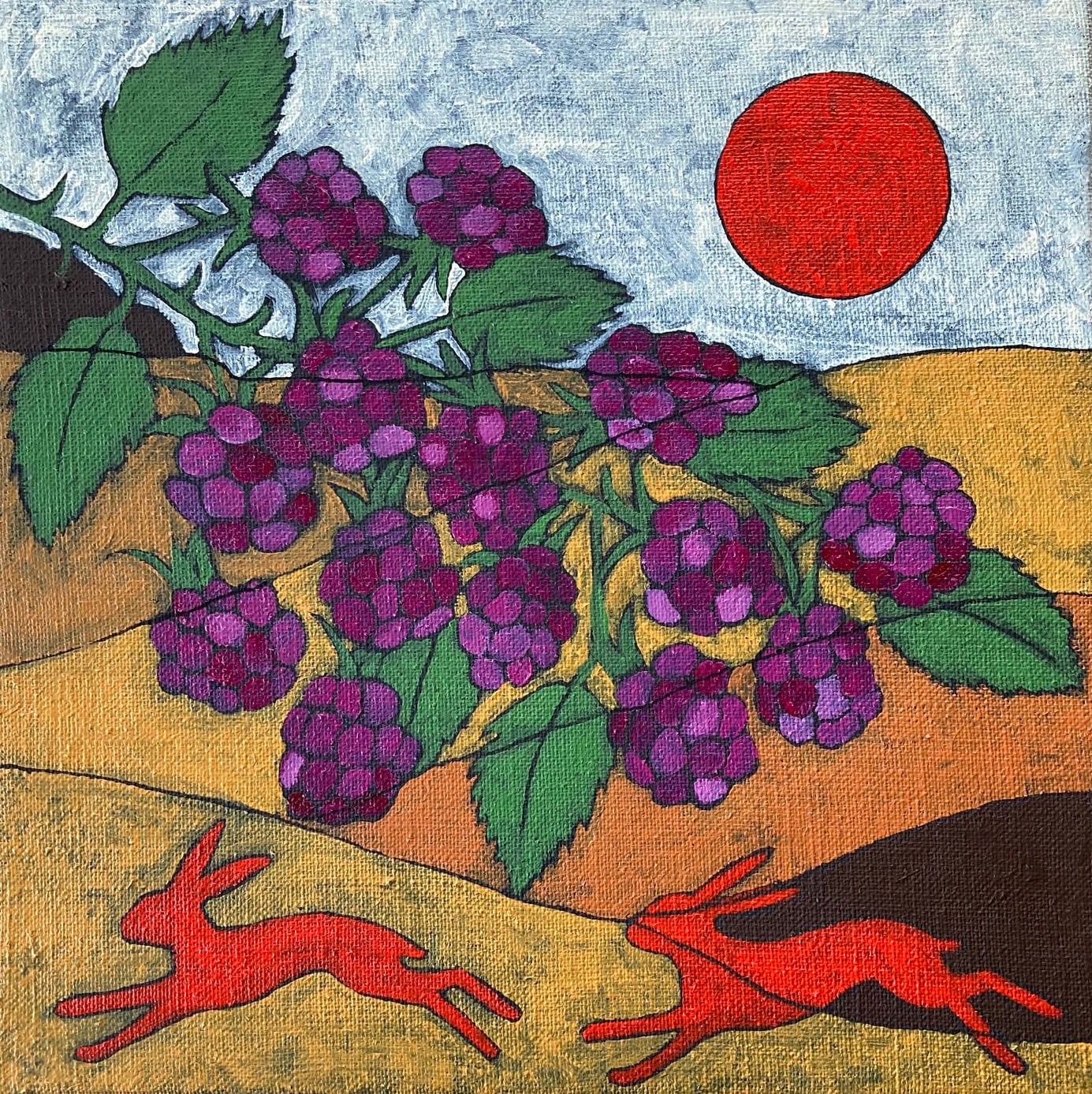 Åbne landskaber 2021, 30 x 30 cm